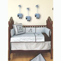 Chocolate Prince Crib Bedding Set