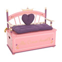 Princess Toy Box Bench