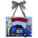 Race Car Name Plaque