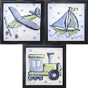 Transportation Stars Wall Art Collection