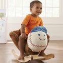 Homer Baseball Plush Rocker