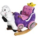 Princess Carriage Plush Rocker
