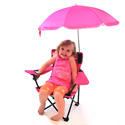 Fold-Up kids Camp Chair with Umbrella