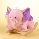 Bella the Pink Elephant Rocker