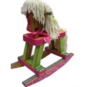 Sassy Cowgirl Rocking Horse