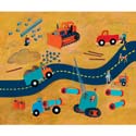 Road Repair Stretched Art