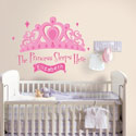 The Princess Sleeps Here Wall Decal