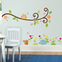 Scroll Tree Branch Wall Decal