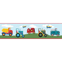 Transportation Peel & Stick Border