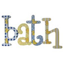 Rubber Duckies Whimsical Style Letters