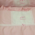 Animal Appliqué Crib Bedding