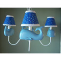 Baby Beluga Chandelier