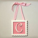 Custom Scalloped Framed Letters