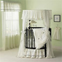 Sherbert Ivory Round Crib Bedding Set