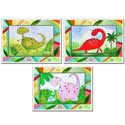 Colorful Dinosaurs Artwork