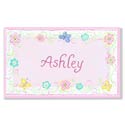 Spring Theme Name Plaque