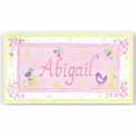 Pretty Birds Name Plaque