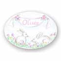 Beautiful Bunnies Name Plaque
