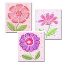 Polka Dot Flower Artwork