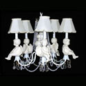 Sitting Cherubs Chandelier
