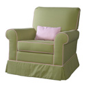 Skirted Roll Arm Glider