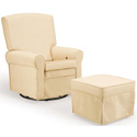 Square Back Upholstered Rocker