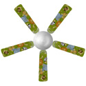 Jungle Animals Ceiling Fan