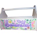Personalized Springtime Toy Caddy