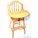 Bow Wooden Highchair