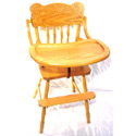 Sunburst Wooden Highchair