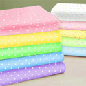 Pastel Pindots Cotton Porta Crib Sheet