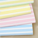 Pastel Stripes Cotton Porta Crib Sheet