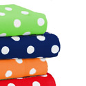 Round Crib Primary Dots Sheet