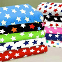 Primary Stars Cotton Porta Crib Sheet
