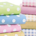 Round Crib Pastel Polka Dot Sheet