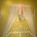 Princess Petite Bows Canopy