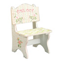 Pink Crackle Finish Time Out Chair