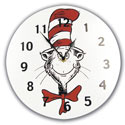 Dr. Seuss Cat in the Hat Wall Clock