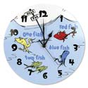 Dr. Seuss <i>One Fish Two Fish</i> Wall Clock