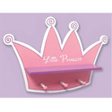 Tiara Shelf with Peg Hooks
