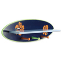 Surf's Up Shelf with Peg Hooks