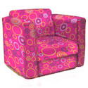 Circles Kid's Upholstered Rocker