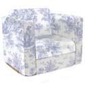 Toile Kid's Upholstered Rocker