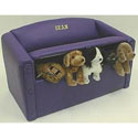 Solid Color Sofa Toy Box