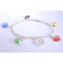 Swarovski Heart Crystal Name Bracelet