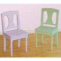 Pastels Game Set of Two Chairs