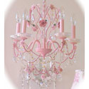 Blossoming Pink Chandelier