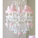 Rose Shade 5 Light Chandelier