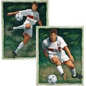 Soccer Watercolor Wall Art