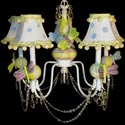 Friendly Dragonfly 5 Arm Chandelier